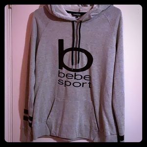 Gray Bebe Sport hoodie Large